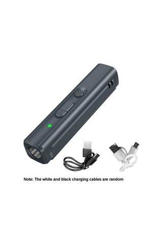 Ultrasonik Köpek Kovucu Usb Şarj Edilebilir Köpek Sürücü Gri