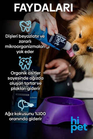 HiPet Köpek Ağız Bakım Suyu 100 ML