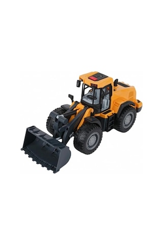 Let S Be Child Let S Drive Sesli Ve Işıklı Buldozer Sürtme Sistemli Hareketli Kepçeli Sarı