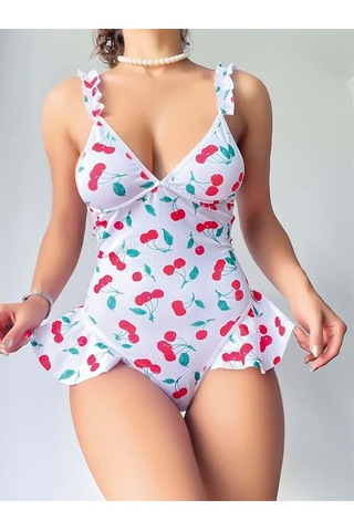 Lisinya Vişne Desenli Body Görsel