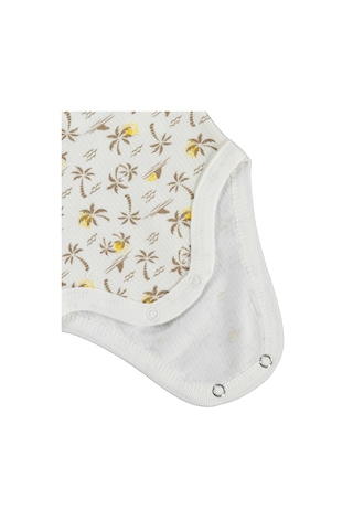 Civil Baby Palmiye Empirme 1 -36 Ay Çıtçıtlı Badi - Ekru 14D20Y36326S1