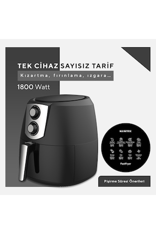 Kumtel AF-03 XXL 1800 W 8.5 L Airfryer & Fastfryer Sıcak Hava Fritözü