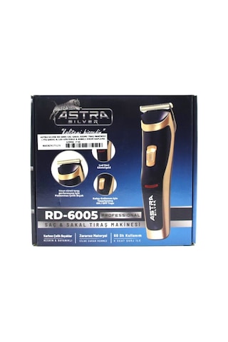 Astra Sılver Dıngılg Rd-6005 Saç Sakal Kesme Traş Makinesi Fiş Şarjlı Led Gösterge Diğer