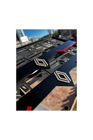 3d Araç Logolu Her Araca Uyumlu Pleksi Plakalık 2 Adet 1 Takım - 640781554