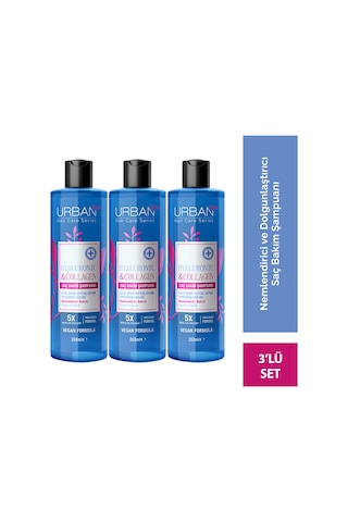 Hyaluronic & Collagen Ekstra Dolgunlaştırıcı Saç Bakım Şampuanı-350 Ml-vegan X3