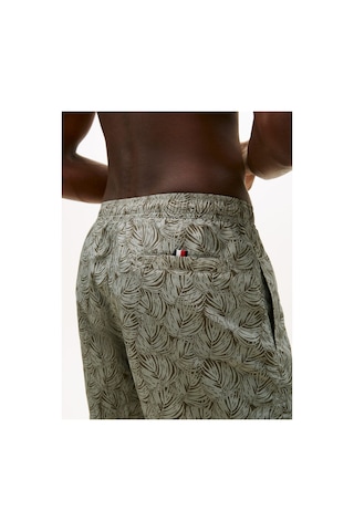 Tommy Hilfiger Erkek Palm Leaf Ordu Yeşili Mayo Altı-16062 Yeşil
