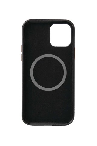 Apple Uyumlu iPhone 12 Mini Kılıf Zore Leathersafe Wireless Kapak-Pembe