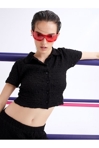 Colin's Colins Siyah Kadın Tshirt K.kol Cl1068050 Q1.v1 Blk Siyah