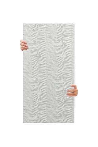 Tink 3d Kendinden Yapışkanlı Duvar Kağıdı Yeni Nesil Akustik Keçe Panel Desenli 52x98 Cm Beyaz, 2 Adet 1 M²
