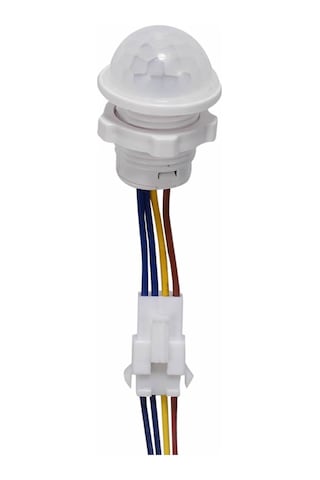 220V PIR Hareket Sensörü 25cm Kablolu Led Lamba Tavan Işık Merdiven Otomatik Armatür Projektör