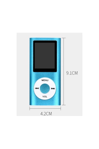 5007mp 8gb Tf Kart Metal Mp3 Player Renli Ekranlı Fm Radyolu Bluetoth Lu Hafıza Kartı Girişli Müzik Çalar 8gb