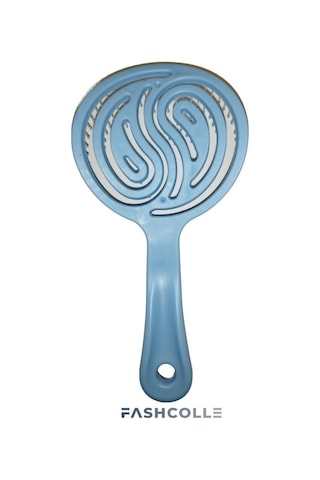 Fashcolle Mavi Üç Boyutlu Oval Saç Fırçası