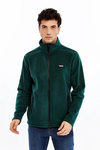 Champp Tam Fermuarlı Unisex Polar Yeşil