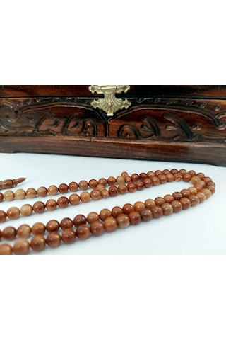 99 Luk Kuka Namaz Tesbih... Ölçü: 6x6 Kahverengi