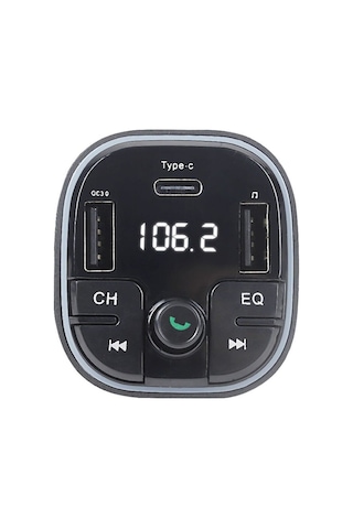 Ahandabuldum 20w Şarj Özellikli Dijital Göstergeli Bluetooth Fm Dönüştürücü