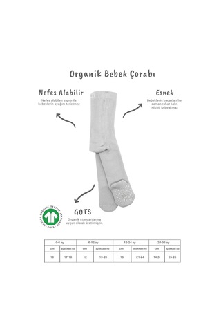 Kaymaz Basic Külotlu Çorap 50501 Gri Çok Renkli