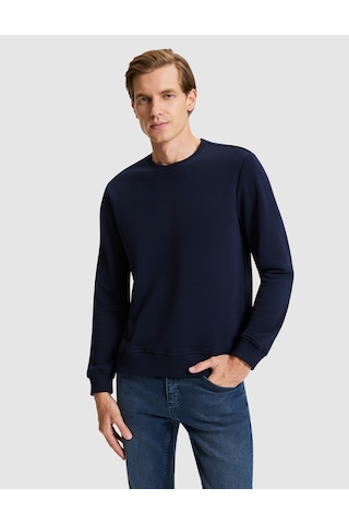 Pierre Cardin Lacivert Regular Fit Basic Sweatshirt 50334023 Vr033