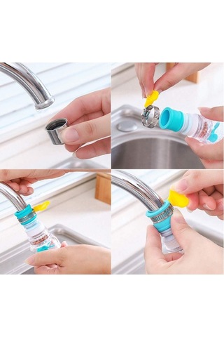 River World Musluk Başlığı Pervaneli Ve Oynar Başlıklı Taşlı