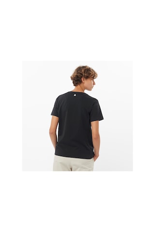 Salomon Logo Ss Tee W Deep Black// T-shırt Lc2217700 001