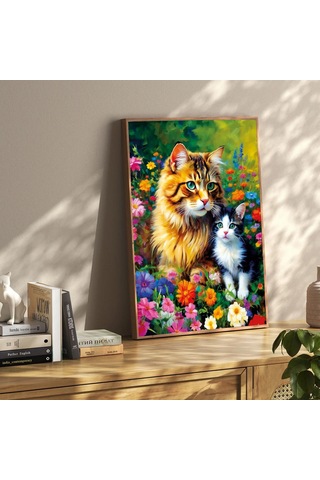 Ks Games 300 Parça Cats Family - Kedi Ailesi Puzzle - 19257 - Serhat Filiz