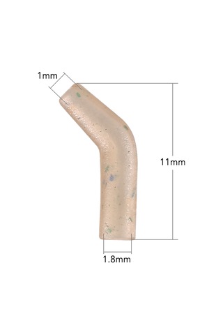 Kangvka Carp Balıkçılığı İçin Tpr Anti-dokunma Kolu Asker Yeşili , 11mm Uzunluk, 30 Adet