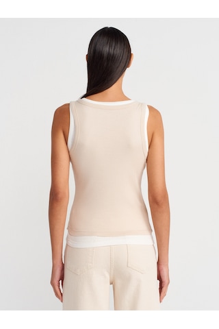 Dilvin 31870 Çift Katlı Top-bej Bej