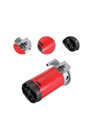 Homyl Horn Loud Car Hava Kornası Kompresörü Kırmızı