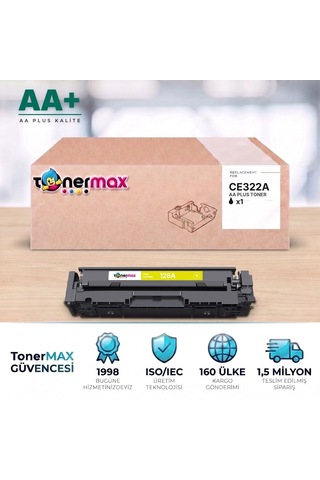 Hp 128a Ce322a Sarı Uyumlu Toner Aa Plus / Color Laserjet Cm1415 / Cp1525