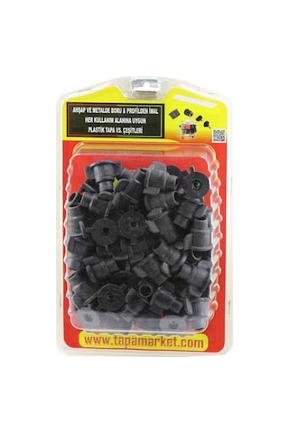 M6 Somunlu Çap 25 Kelebek Elcik (siyah)