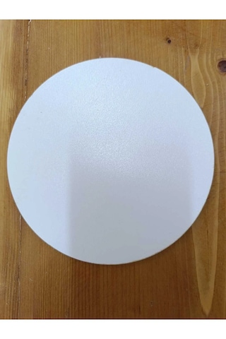 20 Cm Yuvarlak Pasta Altlığı Ve Çok Amaçlı Dekoratif Mdf Panel