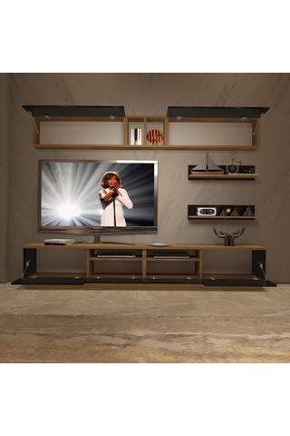 Decoraktiv Trendstyle 5220 Mdf Tv Ünitesi Tv Sehpası Pera - Siyah