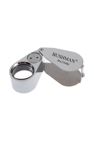 Bushman 40X25 MM Özel Kutulu Led ve Uv Işıklı Lup Büyüteç