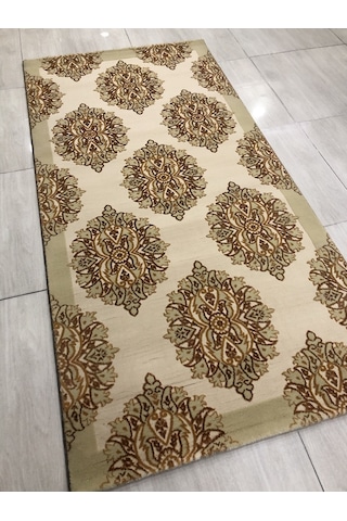 Saray Halı Simin 054 Krem 100X200 Krem Bej 2 Metre Yolluk !