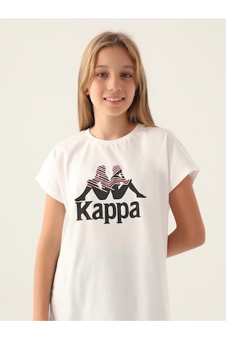 Kappa Kız Çocuk Tişört 5-15 Yaş Krem 182141t7v24s1-1 Krem