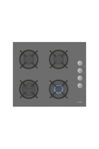Simfer 4 Fonksiyon Trend Dijital Silver Power Turbo 3'lü Ankastre Set (Fırın + Ocak + Davlumbaz)