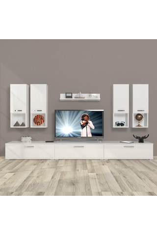 Decoraktiv Eko 8da Mdf Tv Ünitesi Tv Sehpası Beyaz