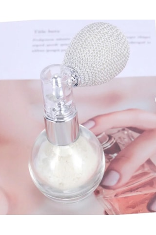 Beyaz & Silver Glitter Toz Sprey Işıltılı Yüz Ve Vücut Simi