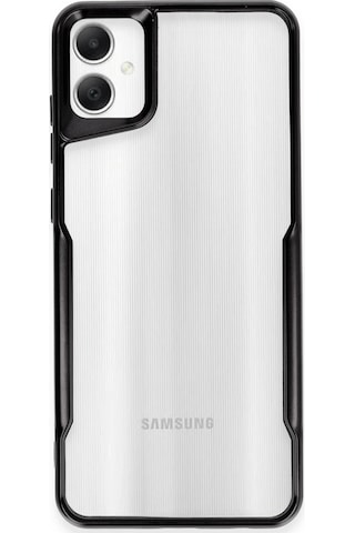 Newface - 814 - Samsung Galaxy Uyumlu A05 Kılıf Boyi Silikon Kapak - Csmo-tex - - Siyah Sıyah