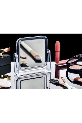 Periboia 360 Derece Dönen Yakınlaştıran Kare Makyaj Aynası Çok Renkli