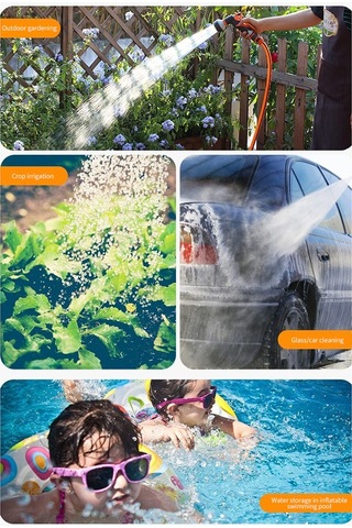 Mufunye Ev Ve Bahçe İçin Çok Amaçlı Yüksek Basınçlı Su Şuşesi - Araba Yıkama Ve Sulama Uygun Abs Malzeme Çok Renkli
