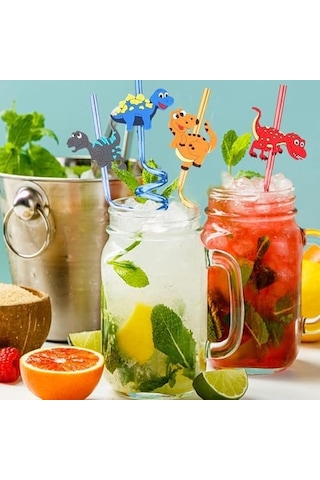 4 Adet Kıvrımlı Plastik Pipet, Çocuklar İçin Eğlenceli Figürlü Tasarım, Renkli Ve Dayanıklı İçecek Aksesuarları 4 000 Açık Krem