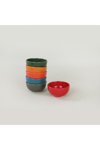 Keramika Rainbow Bulut Çerezlik Sosluk 8 CM 6 Adet 113 617