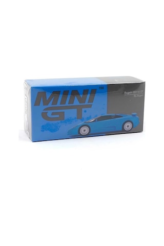Mini Gt 1:64 Bugatti Eb110 Gt Blue Bugatti