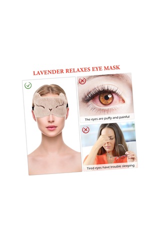 Lichen 1 Set Isıtma Maskesi Sıcaklık Kontrolü Göz Bandı Göz Gri