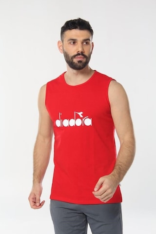 Diadora Therm Erkek Kırmızı Ter Atleti - 1Atl01-Kırmızı
