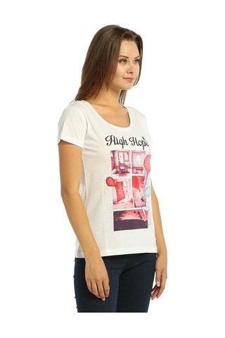 Bant Giyim - High Hopes Beyaz Kadın T-Shirt Tişört