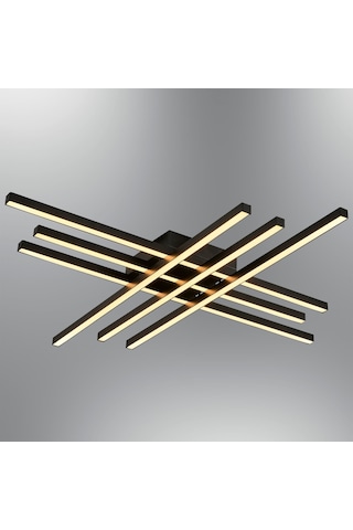 Özcan Aydınlatma 3151-2-19 B.Merit Armatür 6 Çubuklu Siyah