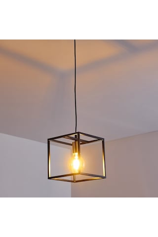 Riolight Modern Küp Metal Sarkıt Avize 25Cm X 25Cm