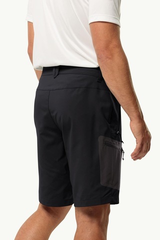 Jack Wolfskin Active Track Erkek Şort 1503792-6000-siyah