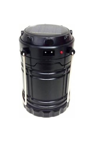 Mobee Solar Şarjlı Güneş Enerjili Fan Kamp Feneri Güneş Paneli Mavi